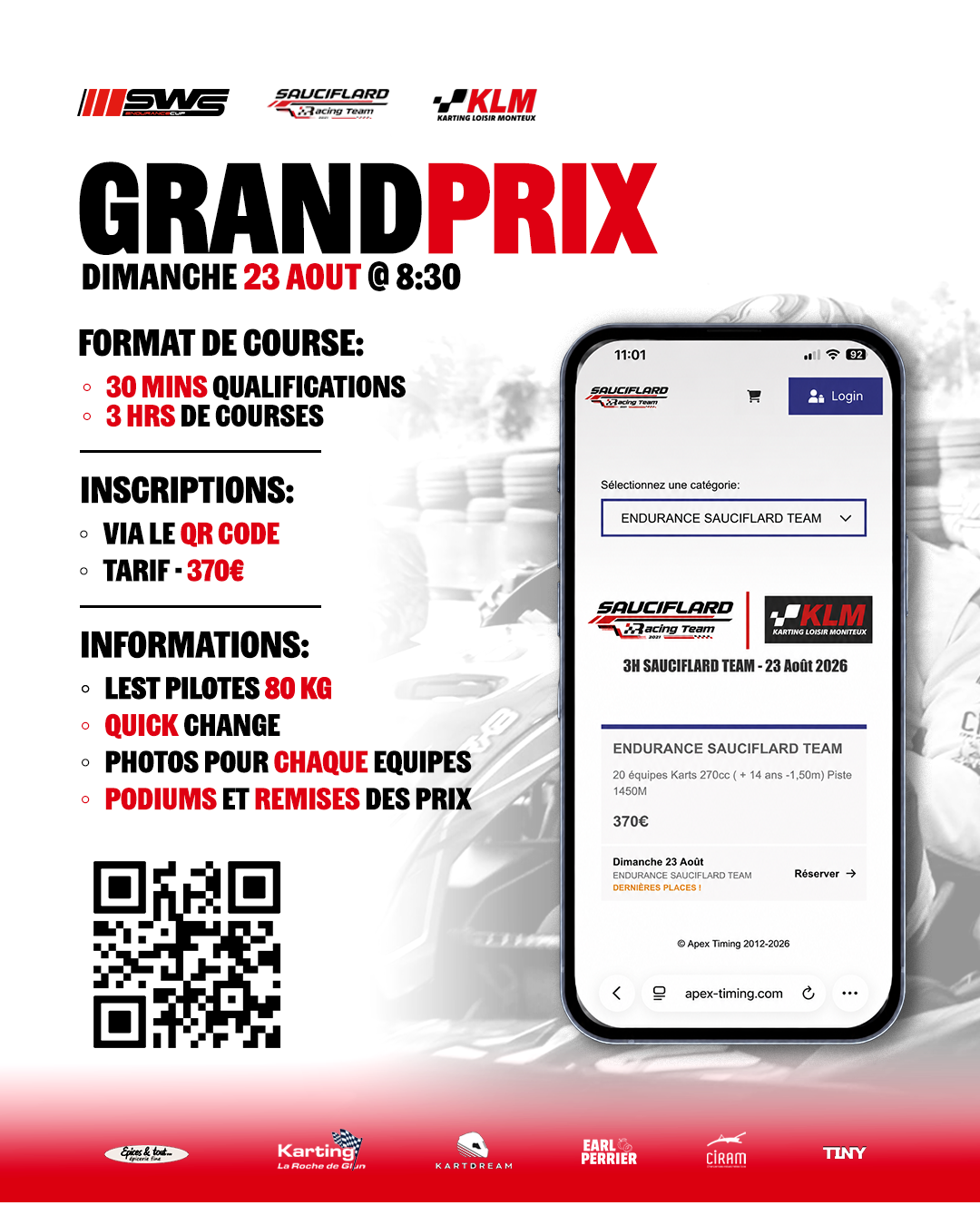 23/08 ENDURANCE SAUCIFLARD3H